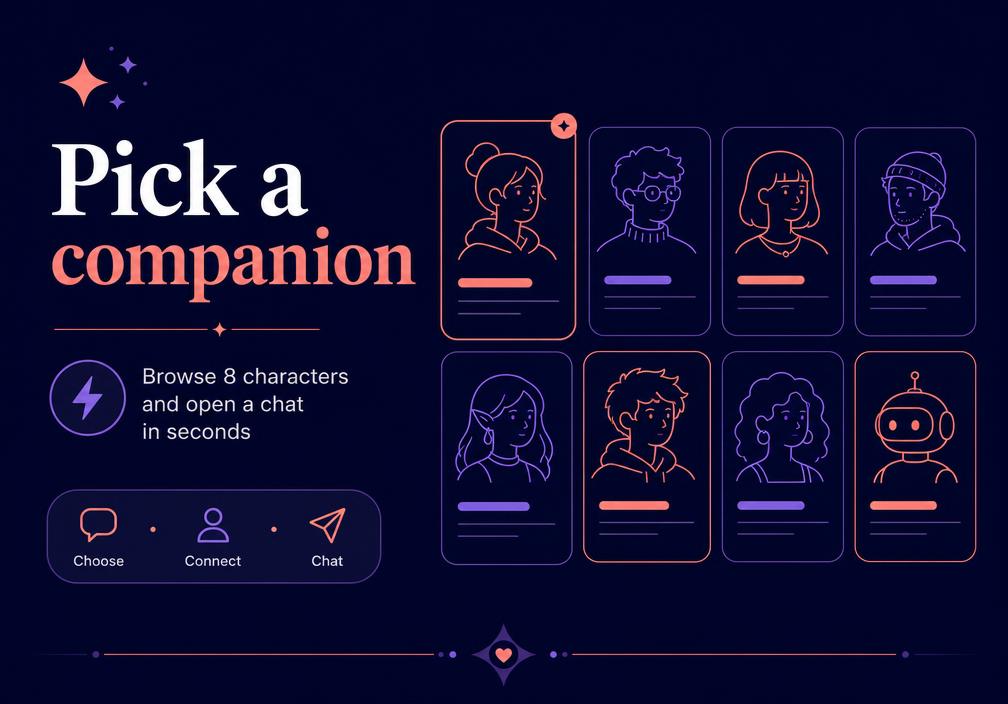 Pick a companion from the catalogue